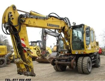 koparka kolowa kolejowa 2 kierunkowa Liebherr A 900 C ZW A 922 Rail