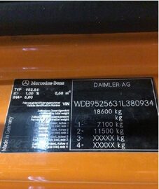 wywrotka 4x4 z dzwigiem  bordmatic MERCEDES AXOR