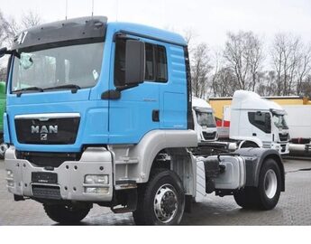 ciagnik siodlowy 4x4 MAN Naczepa wywrotka STAS 37m