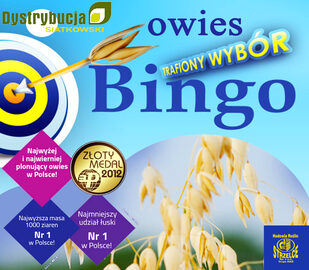 Kwalifikowane nasiona siewne owies Bingo C/1