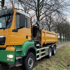 WYWROTKA 6x6 bordmatic z dzwigiem Man TGS 33.440