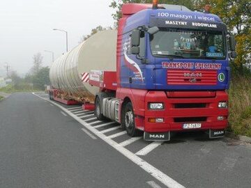 Tiefbetty, niskiepodwozia, transport gabarytów, PHU Jan Wengrzyn