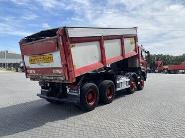 wywrotka 8x8 MAN 41.480  z hydroklapa tez leasing