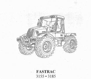 DTR Instrukcja operatora, katalog obsługi , UDT- serwis - JCB Fastrac 3155