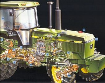 Katalog części John Deere 4050 4250 4450 JD 