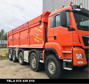 5 osiowa wywrotka 10x8 MAN  TGS 