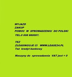 Tiefbet naczepa do przewozu  maszyn 3 osiowa Nootebom