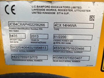 JCB 4cX Koparko Ladowarka .