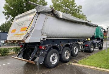 ciagnik 4x4  MAN  TGS  +  NACZEPA  WYWROTKA
