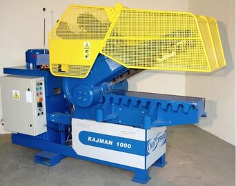 Nożyce do cięcia złomu kolorowego Kajman 450 - gilotyna