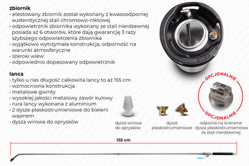 AGREGAT MALARSKI AGREGAT DO BIELENIA WAPNEM OPRYSKIWACZ PIANOWNICA 3W1 F. VAT