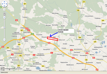 Teren na parking, plac składowy, autostrada A4