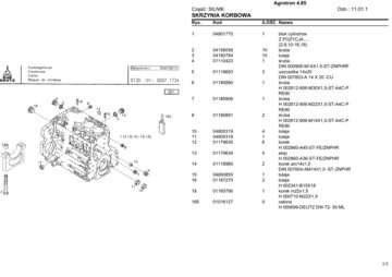 Deutz Fahr Agrotron 4.85 Katalog Części po polsku