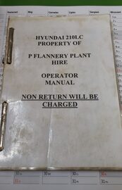 Instrukcja Hyundai 210LC