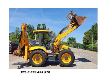 KOPARKO LADOWARKA JCB 4CX  NA ROWNYCH KOLACH