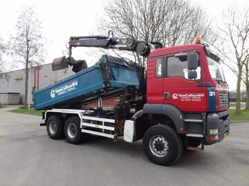 wywrotka 6x6 z dzwigiem man tga 26.360 