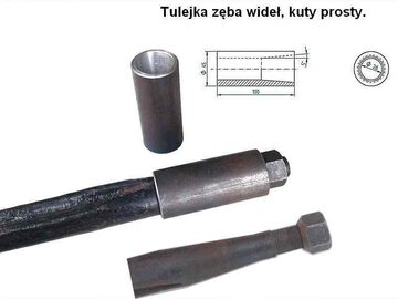 Tulejka do zęba wideł tur ,krokosyl, ładowacz , ząb 810 ząb 880