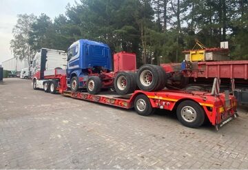Naczepa niskopodwoziowa 2 osie do Maszyn Faymonville 50Ton 