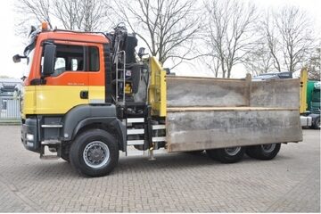 wywrotka 6x6 z dzwigiem man tga 26.360 