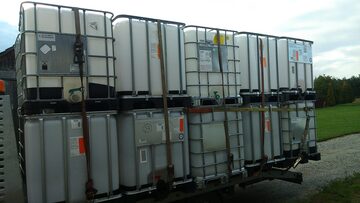 Zbiornik 1000L mauzer beczka na budowe, deszczówke, wodę,   Rzeszów