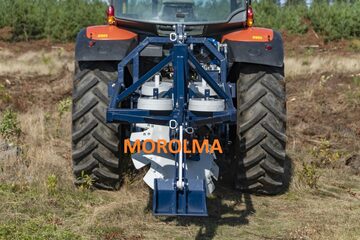 Pług leśny aktywny z pogłębiaczem FK MACHINERY 1-talerzowy