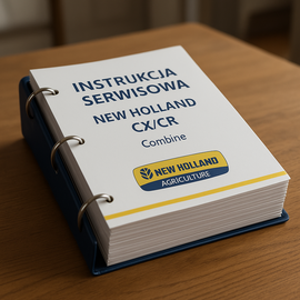 Sprzedam Instrukcję Serwisową New Holland CX i CR – 5225 stron J POL 