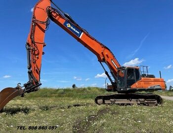 koparka gasienicowa Doosan DX 340LC-5 o długim zasięgu
