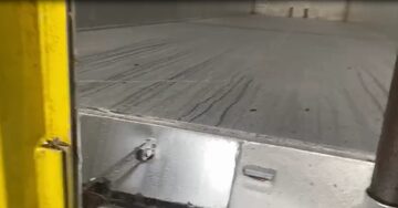 naczepa wywrotka do zboza z wydmuchem z dmuchawa