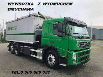 Volvo wywrotka z wydmuchem do sypich do paszy śruty peletu zboza