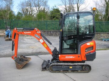 2014 KUBOTA KX 018-4 minikoparki