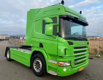 naczepa chlodnia 2 osiowa ciagnik Scania P 280