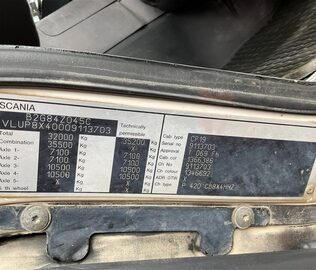 Wywrotka 8x4 bordmatic Scania R 420