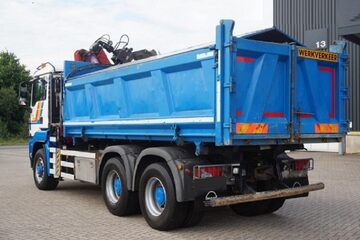 wywrotka 6x6 bordmatic z dzwigiem MAN  TGS 