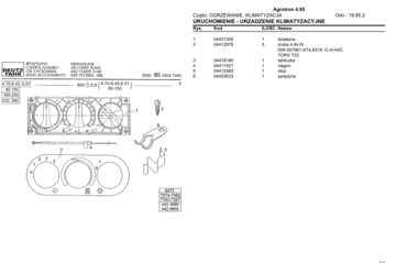 Deutz Fahr Agrotron 4.95 Katalog Części po polsku