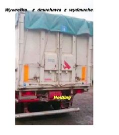 Wywrotka do zboza z wydmuchem z dmuchawa Heitling