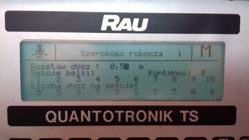 Rau Quantotronik TS - polski język
