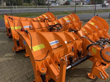 Pług śnieżny składany do śniegu strzałka komunalny ROLMAKO TUZ ciężki