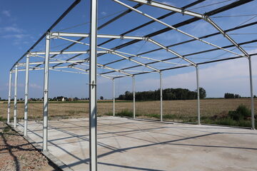 10x20 Konstrukcja stalowa hali nowa hala z projektem magazyn obora