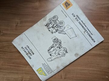 JCB 3CX 4CX instrukcja obsługi maszyny po Polsku nr ser 930000