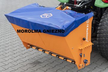 Posypywarka solarka samozaładowcza FK MACHINERY SAND MASTER/SAND PADAWAN 1,2 m–2,4 m – profesjonalna posypywarka drogowa do soli i piasku