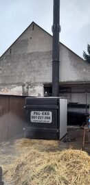 Kocioł na słomę , drewno, odpady zielarskie