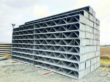 Kratownice dachowe 6,32 m. konstrukcja stalowa hali hala magazyn obora