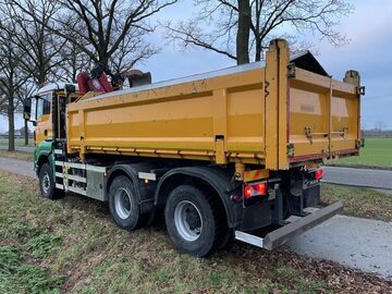WYWROTKA 6x6 bordmatic z dzwigiem Man TGS 33.440
