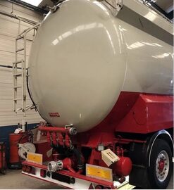 Naczepa do przewozu MLEKA w proszku spozywcczych silos