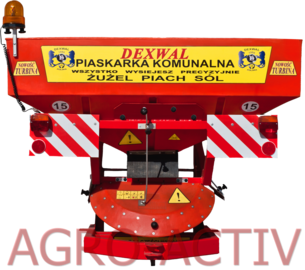 WYPRZEDAŻ ! NOWA Piaskarka Komunalno Drogowa Zawieszana 850 L / 1200 KG Dexwal
