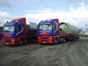 Tiefbetty, niskiepodwozia, transport gabarytów, PHU Jan Wengrzyn