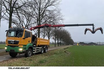 MAN TGS wywrotka 6x6 bordmatic  zdzwigiem Euro 6.