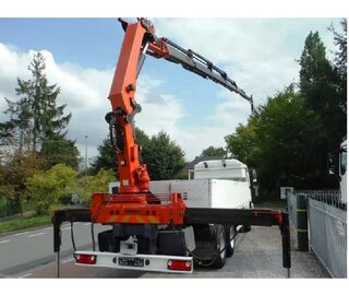 budowlany 6x4 skrzynia z dzwigiem MAN F2000