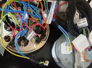 Instalacja elektryczna Bizon Rekord Z058 kpl. z zegarami 