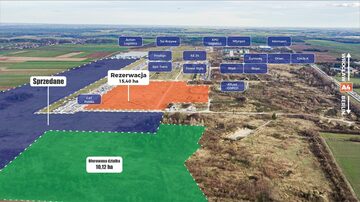 Autostrada A4 ostatnia w tej lokalizacji działka 10 ha, MPZP, zjazd z A4
